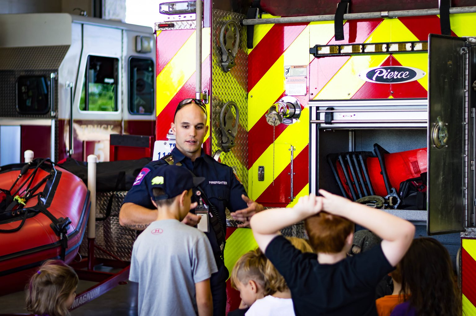 when conducting a fire station tour it is important to